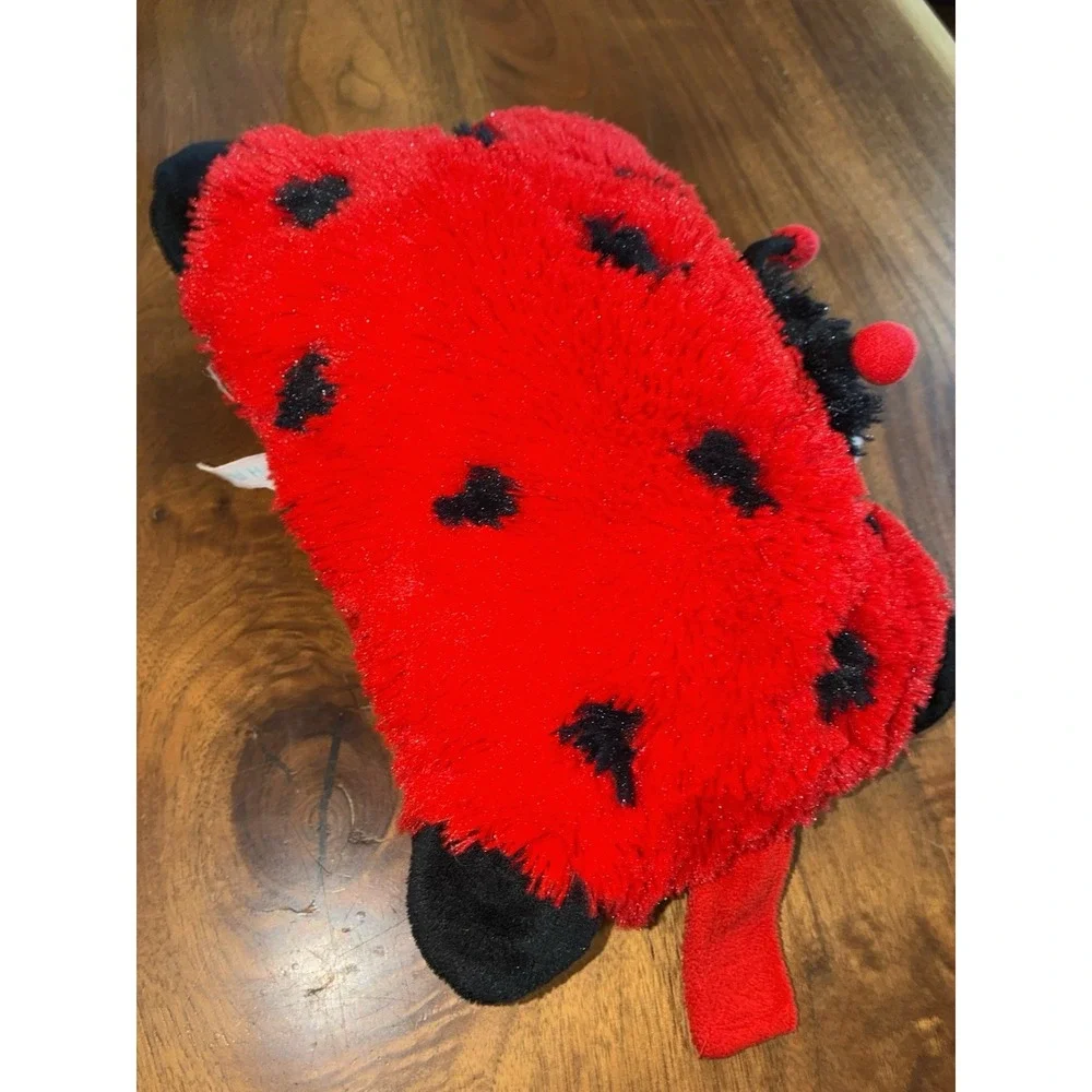 Pillow Pet Ms Ladybug '10 Red Black Soft Stuffed Plush Original 11